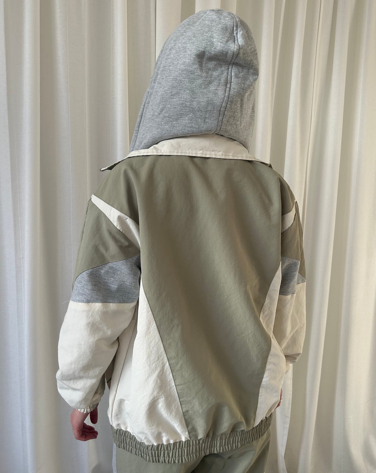 Sport Jacket + Cargo Pants Set - Green/Grey