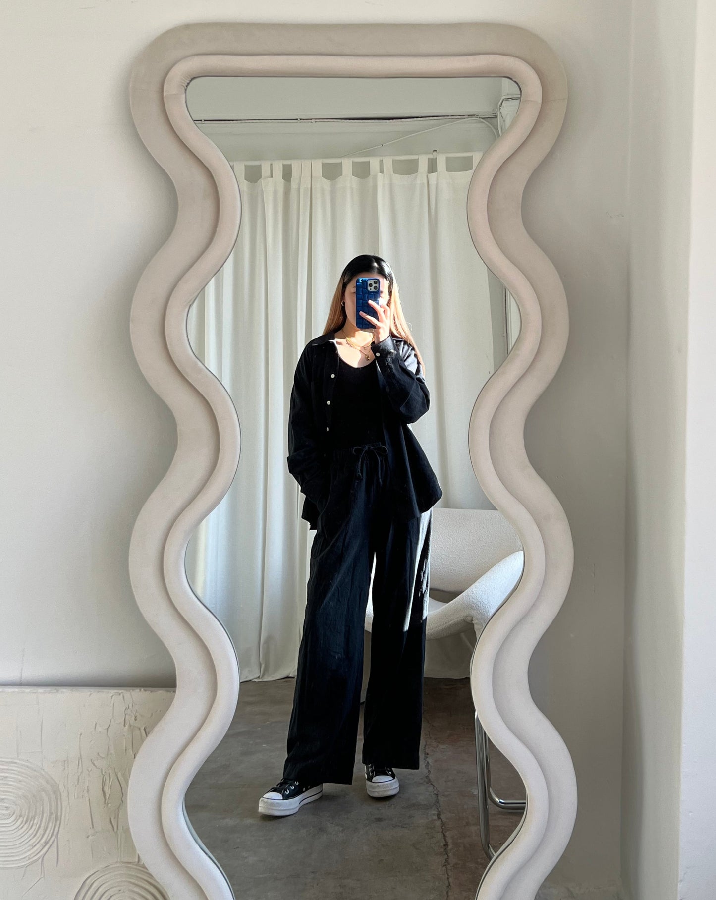 Good For Sunday Button Up & Pant Set - Black
