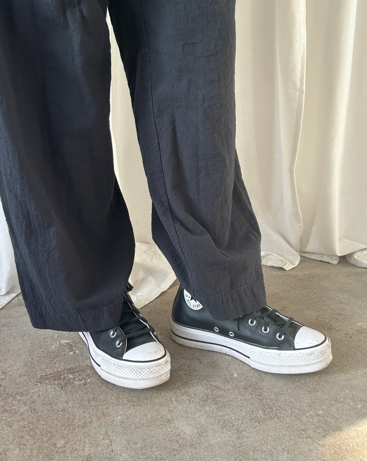 Platform Converse -Black/White