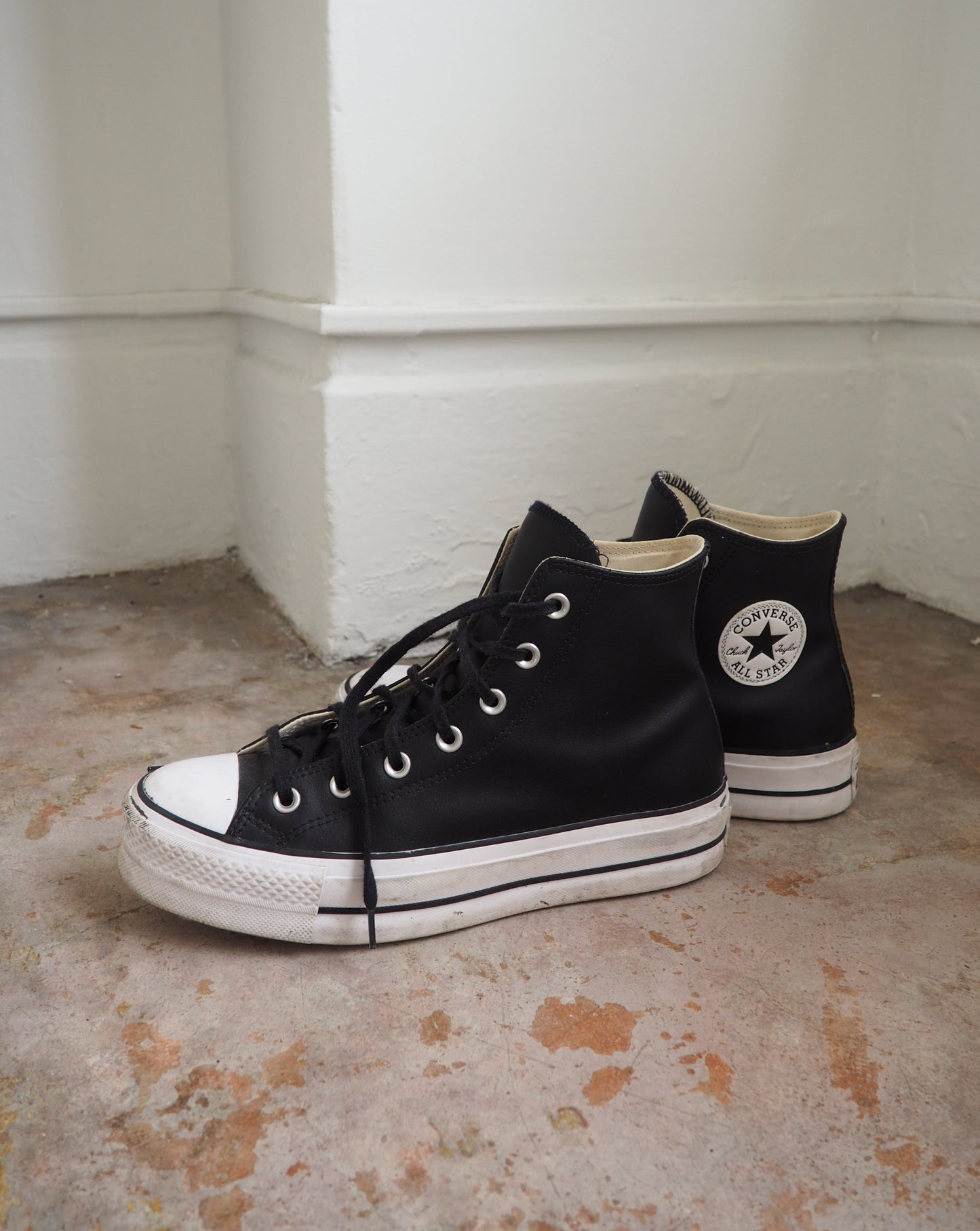 Platform Converse -Black/White
