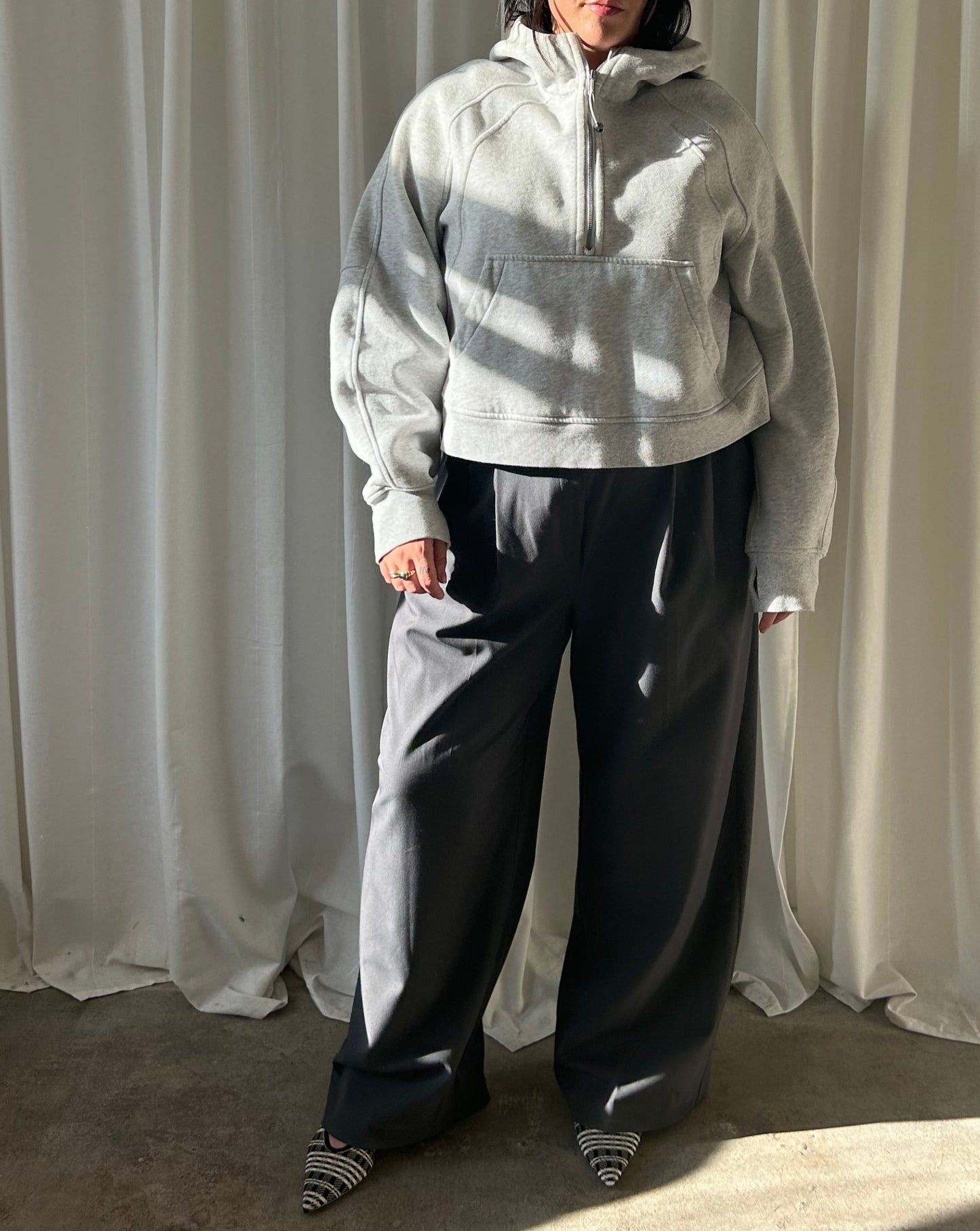 Lululemon Scuba Oversized Zip Hoodie - Grey
