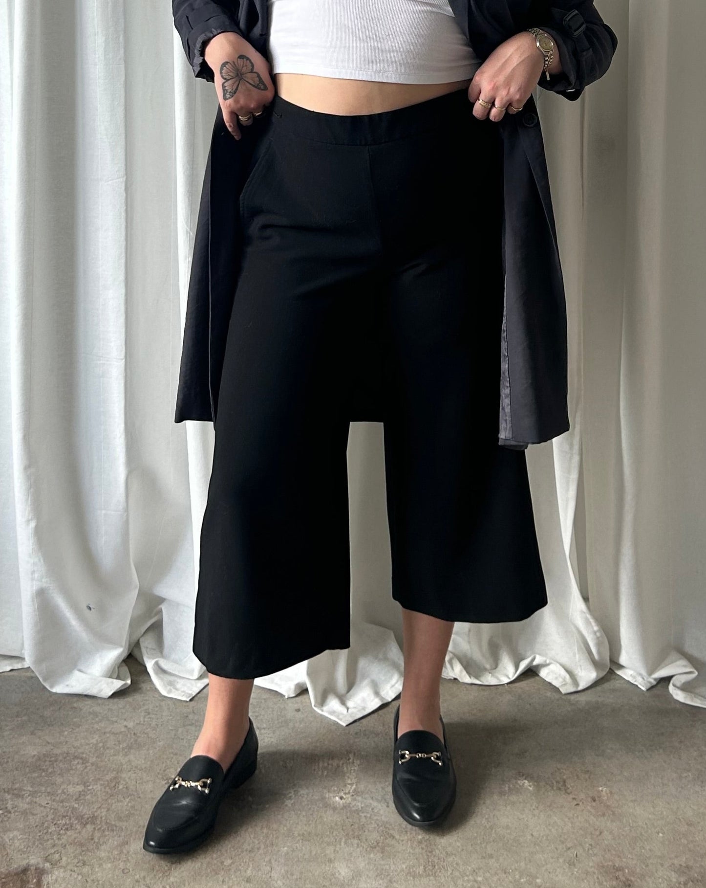 Wide Leg Pant - Black