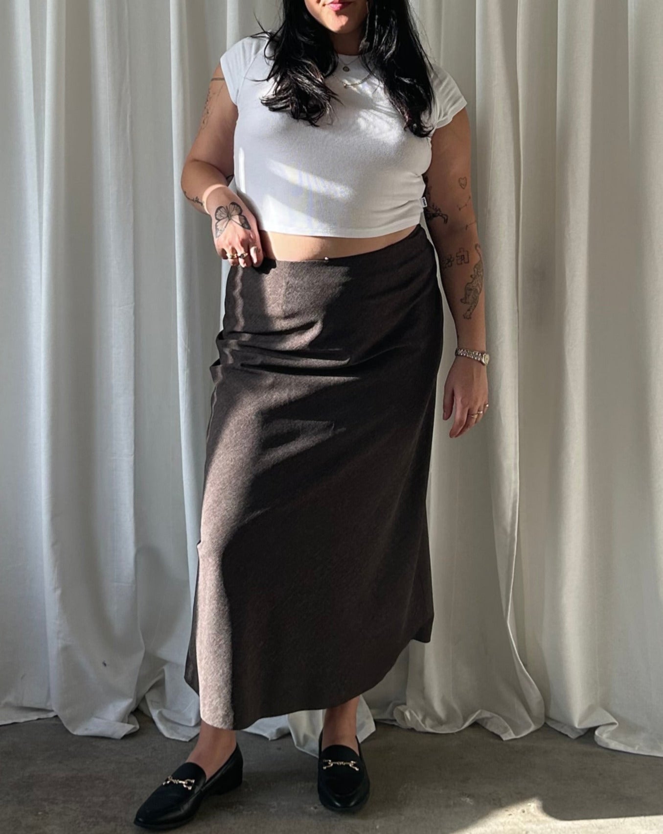 Maxi Skirt - Brown