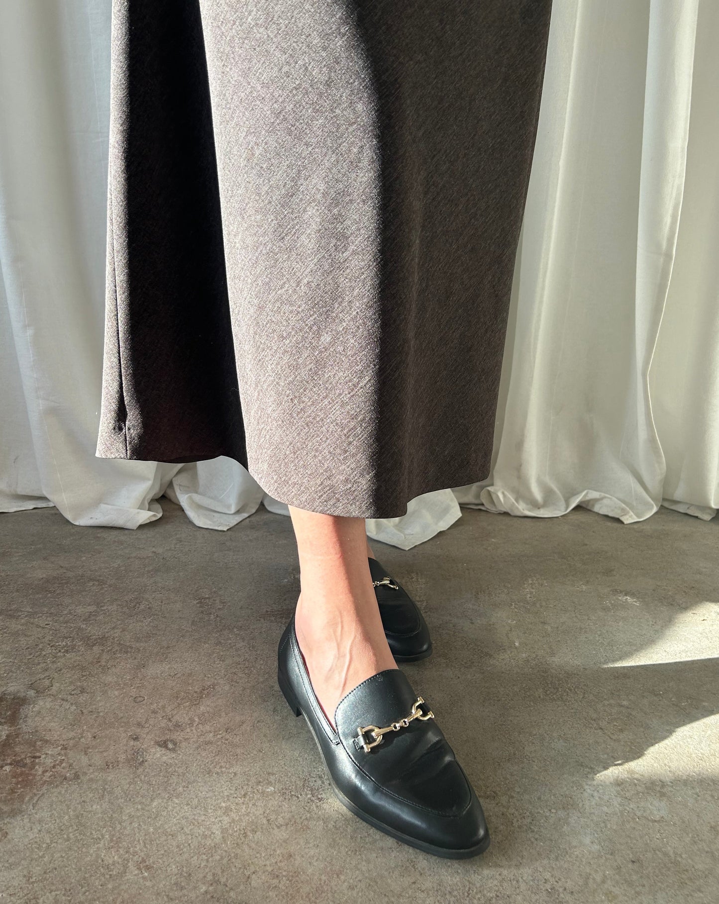 Loafers - Black/Gold