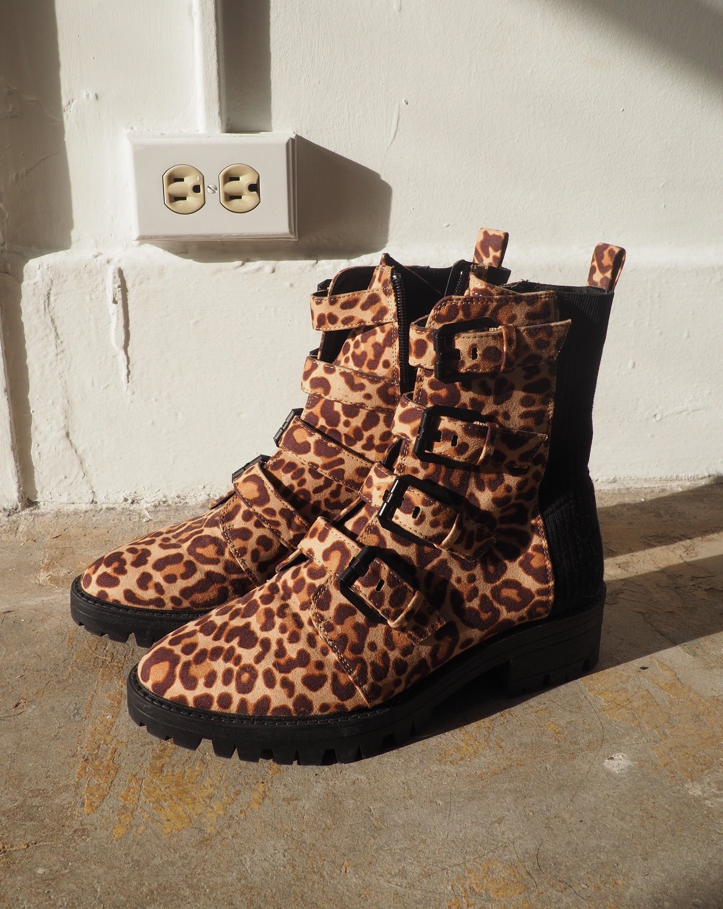 Leopard Print Boots