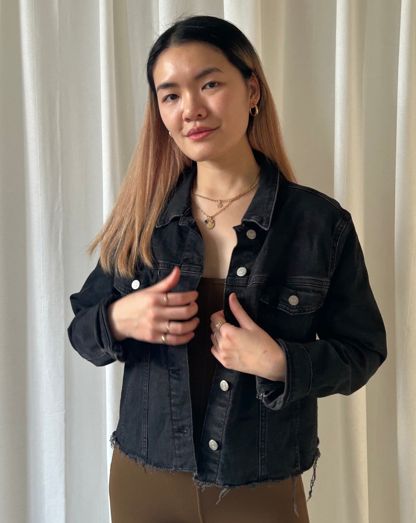 Mavi Jeans Denim Jacket - Black