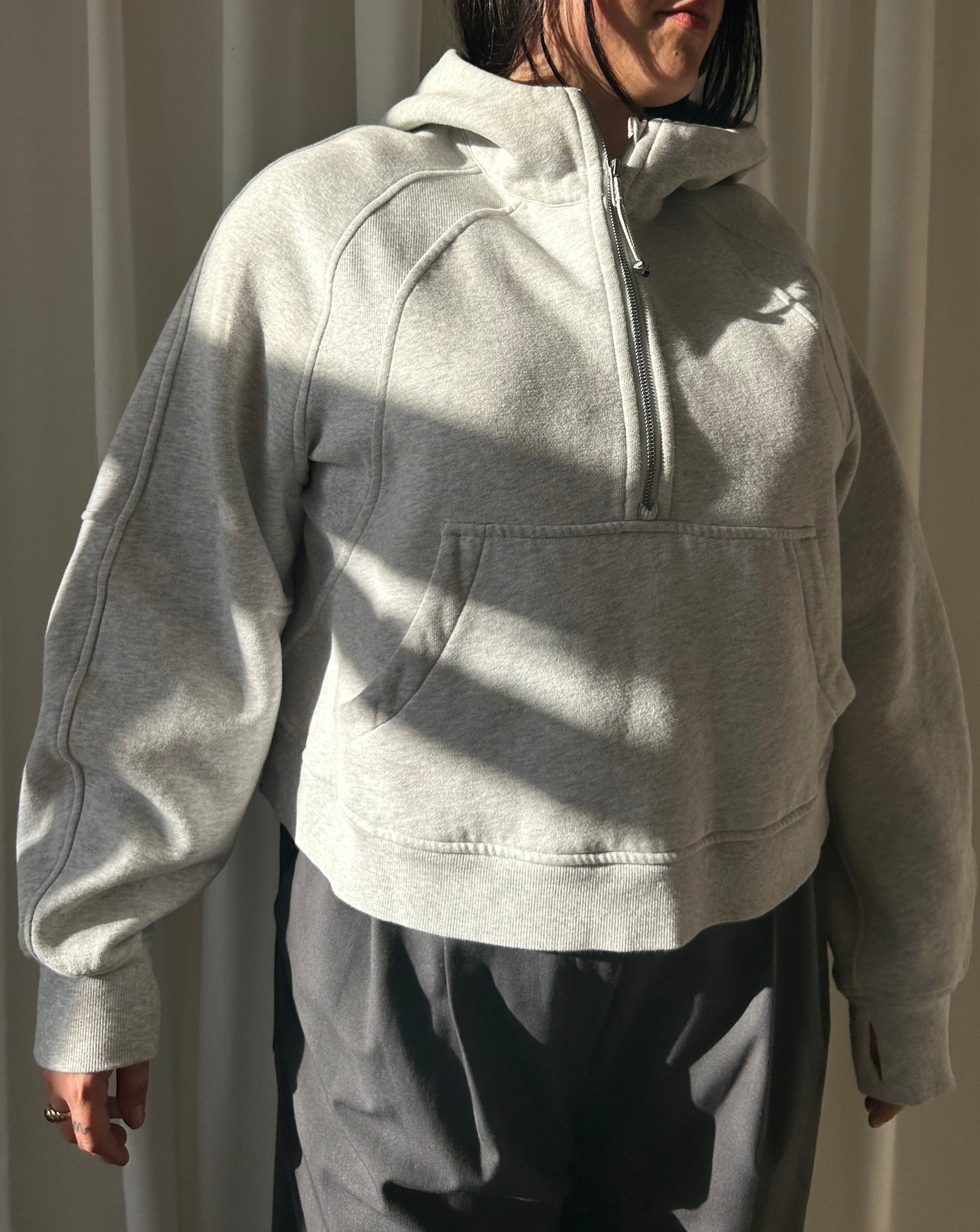 Lululemon Scuba Oversized Zip Hoodie - Grey