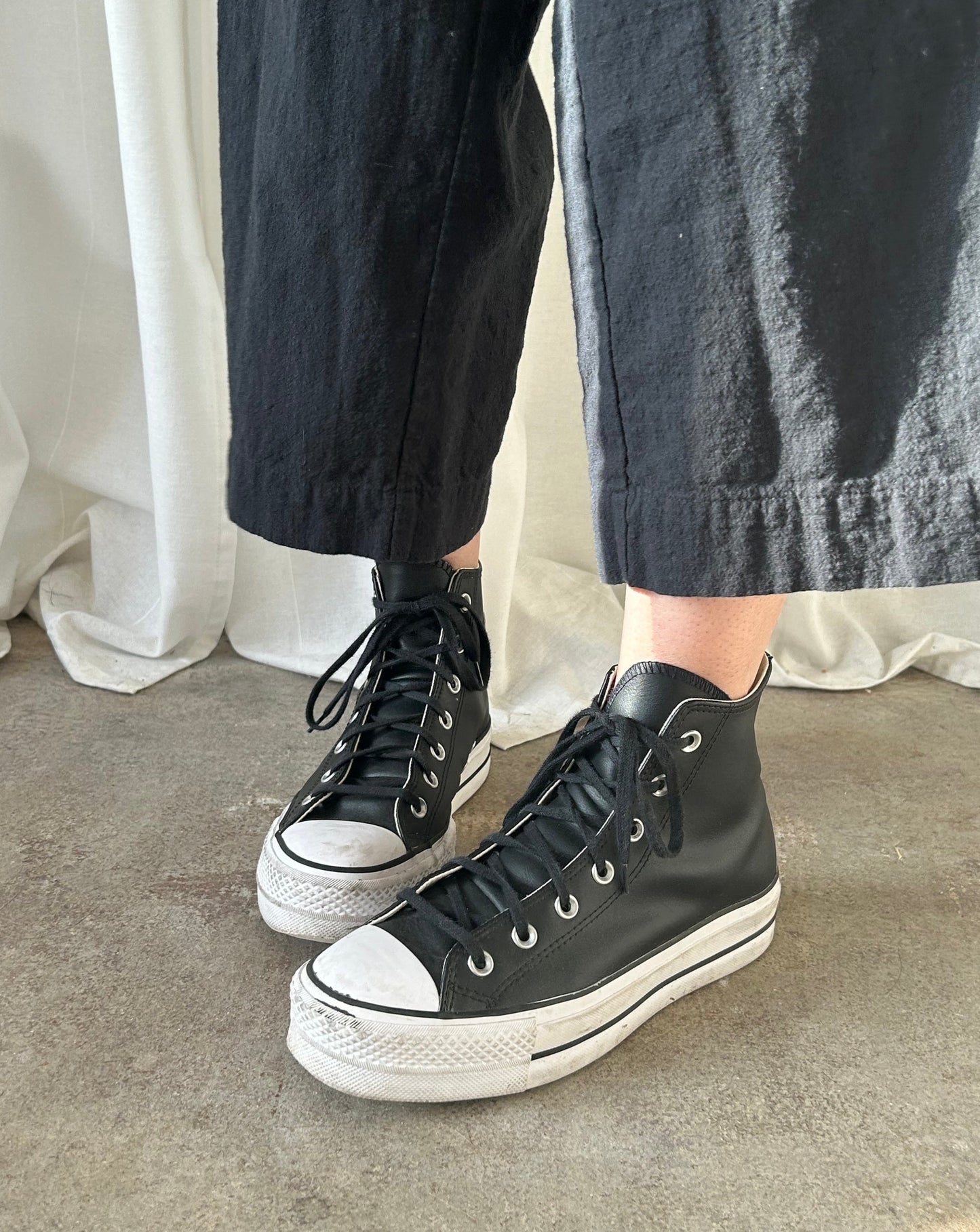 Platform Converse -Black/White