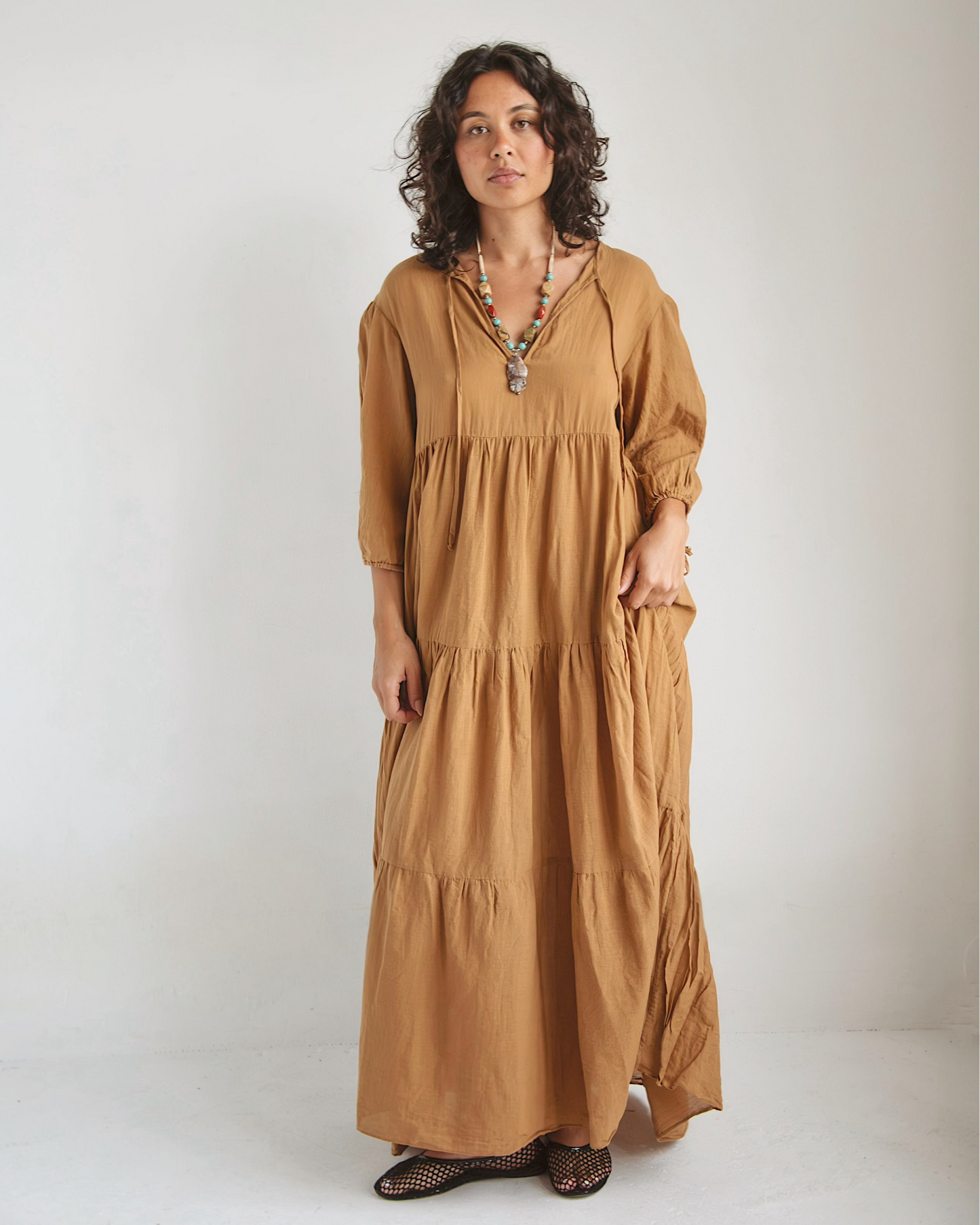 Loup Charmant Dress - Brown