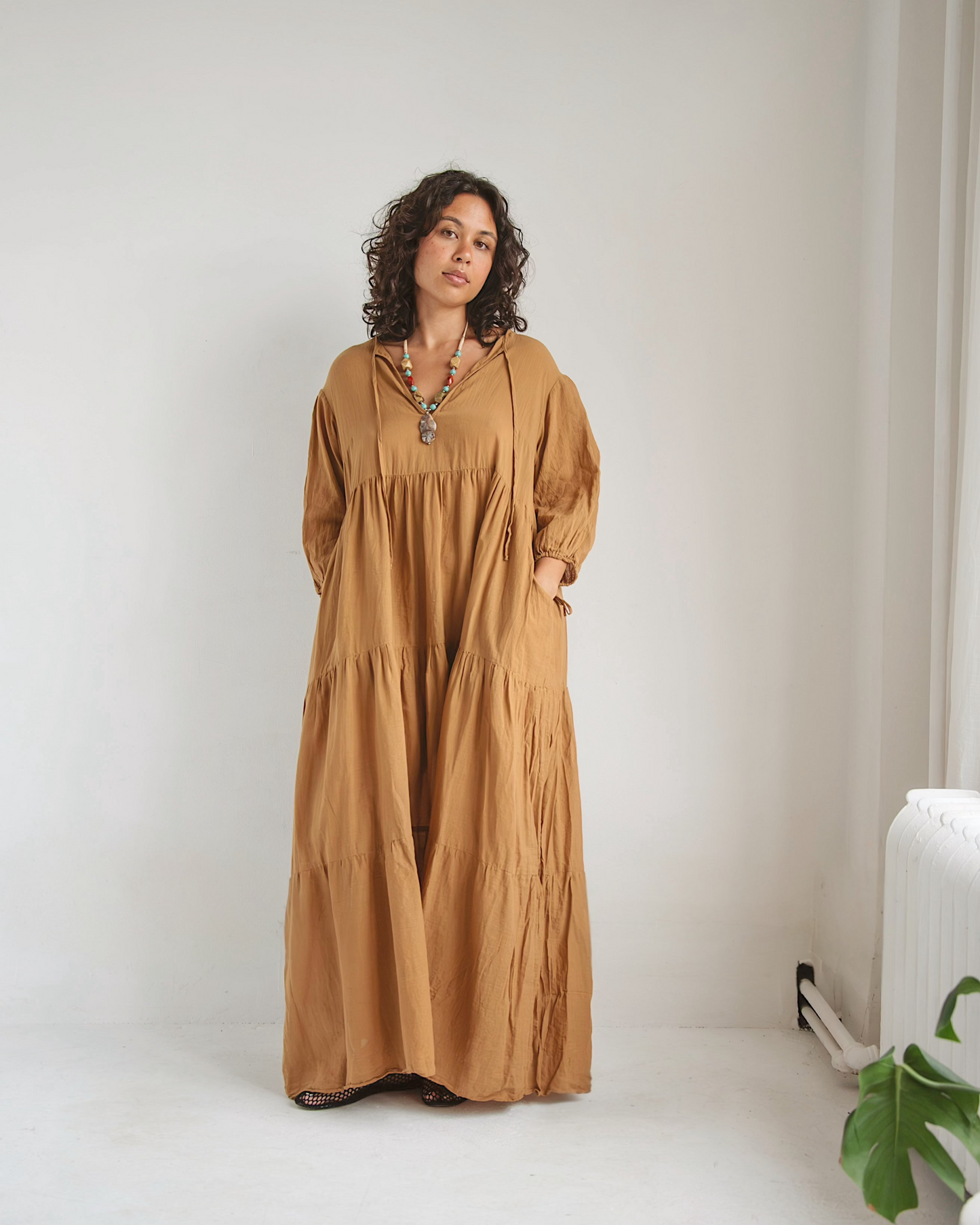 Loup Charmant Dress - Brown