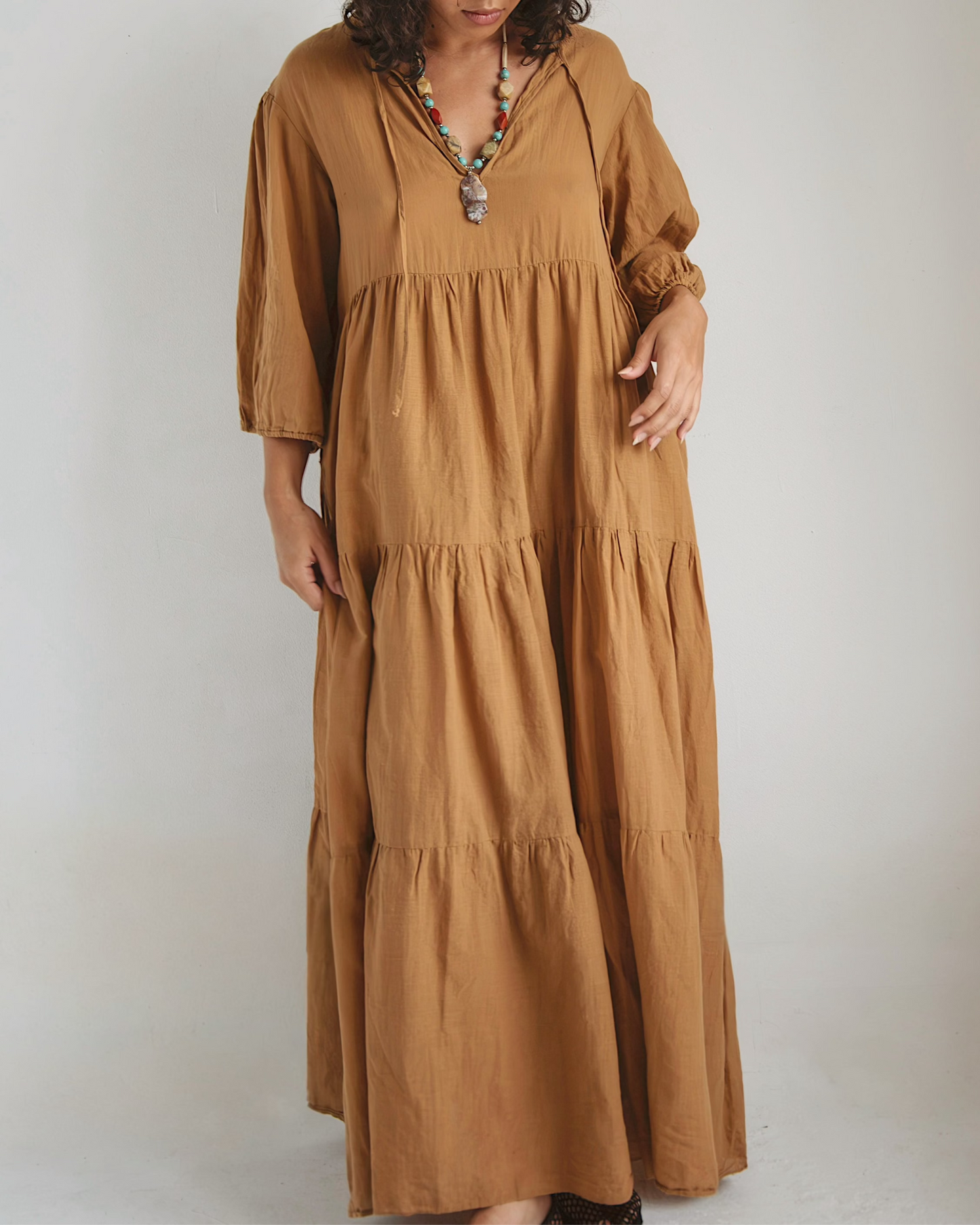 Loup Charmant Dress - Brown