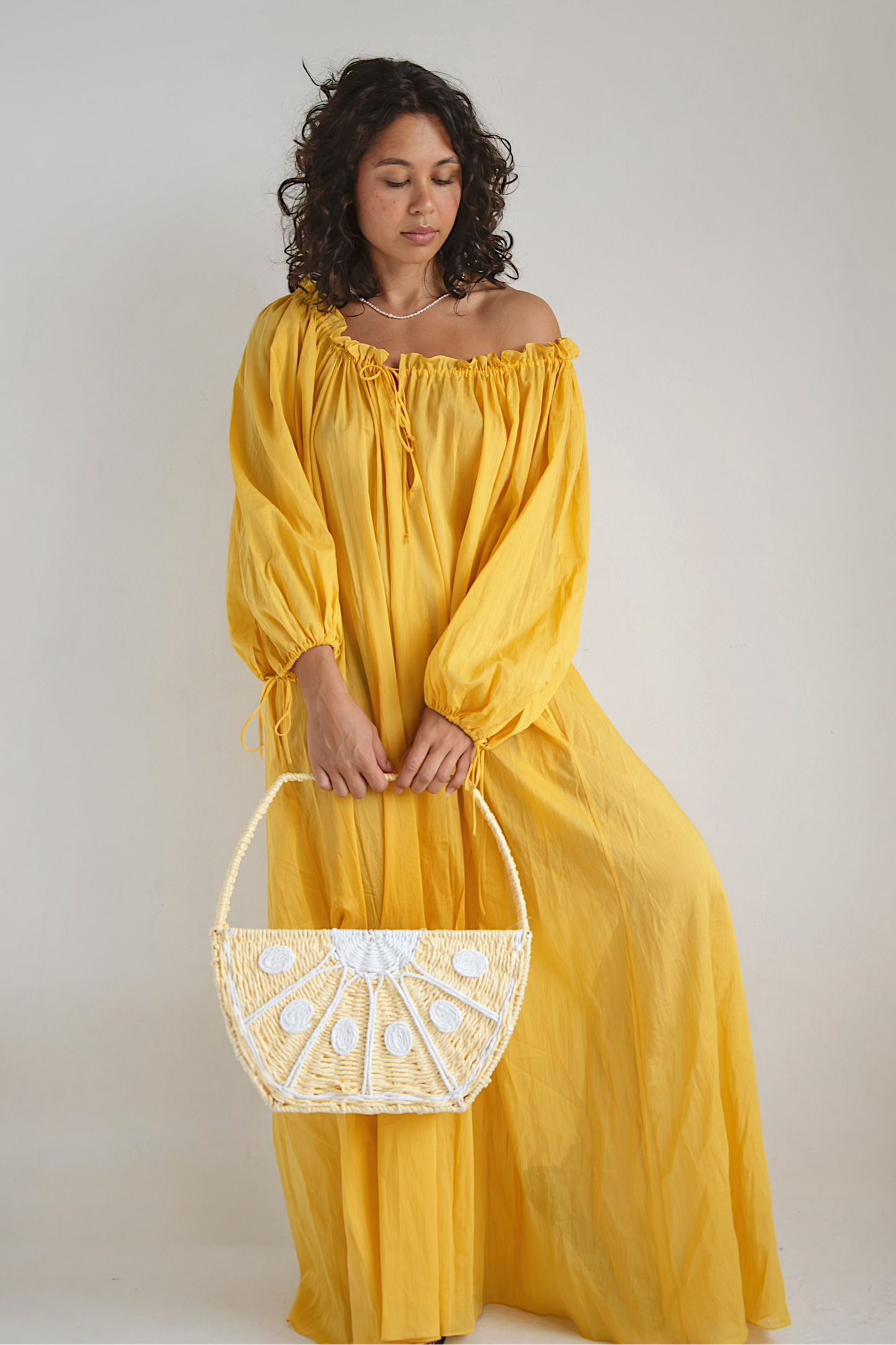 Three Graces Dress - Yellow