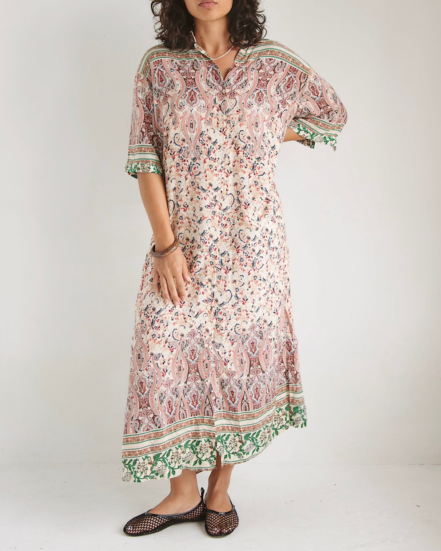 Printed Shirt Dress