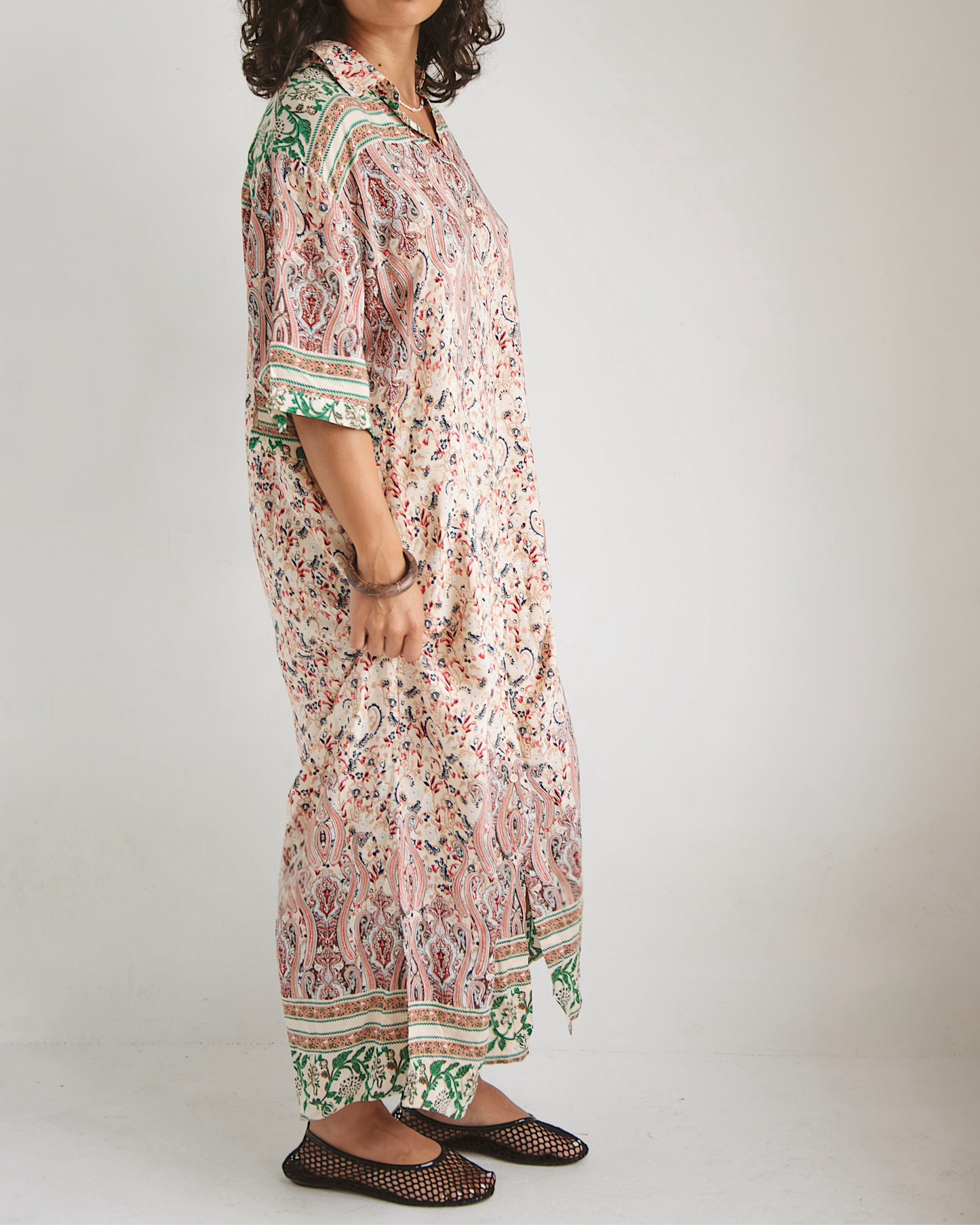 Printed Shirt Dress