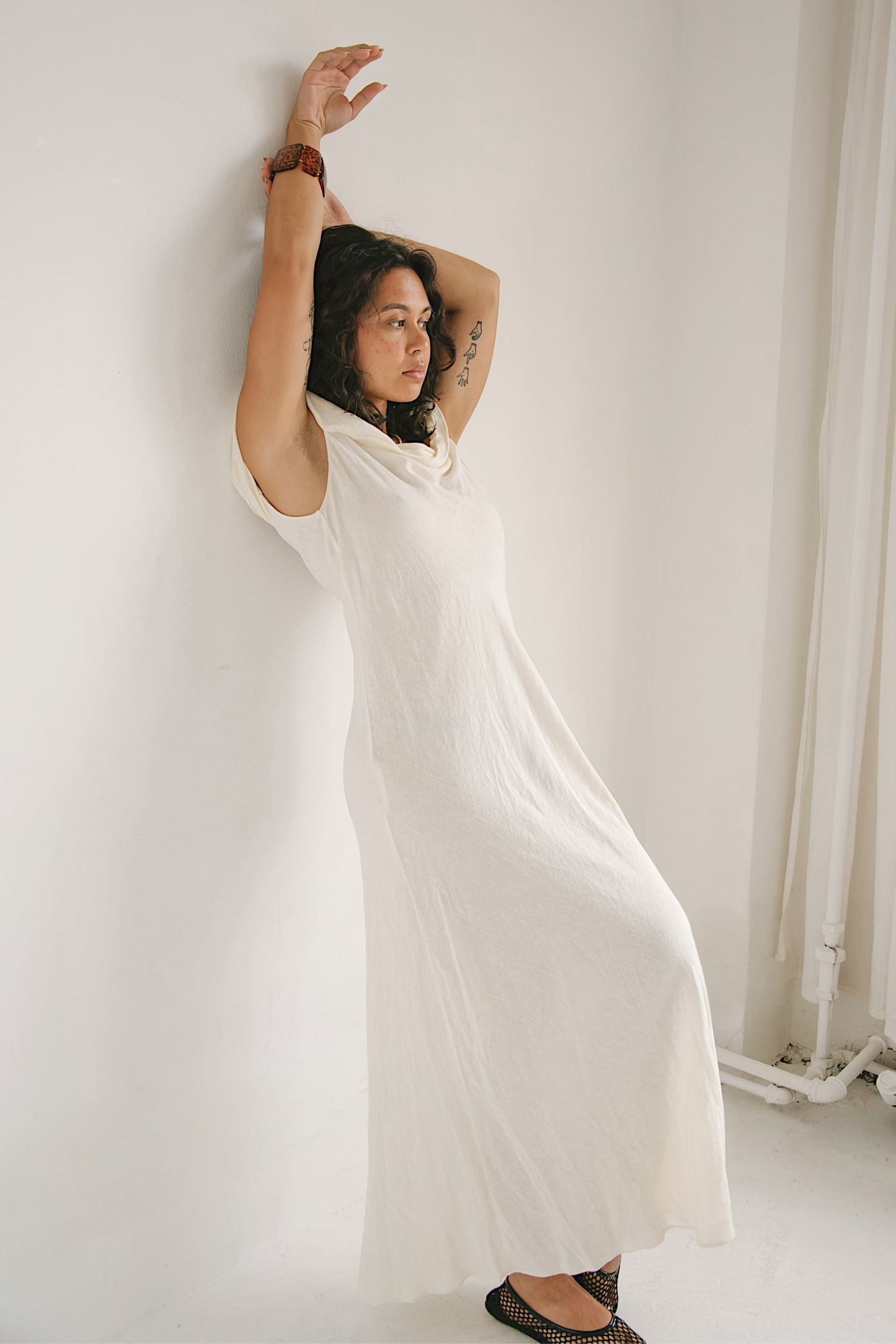 Zara Off The Shoulder Dress - White