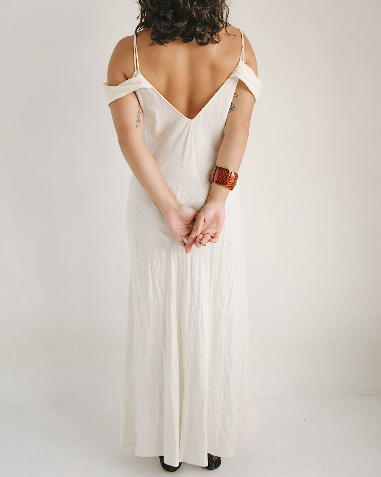 Zara Off The Shoulder Dress - White