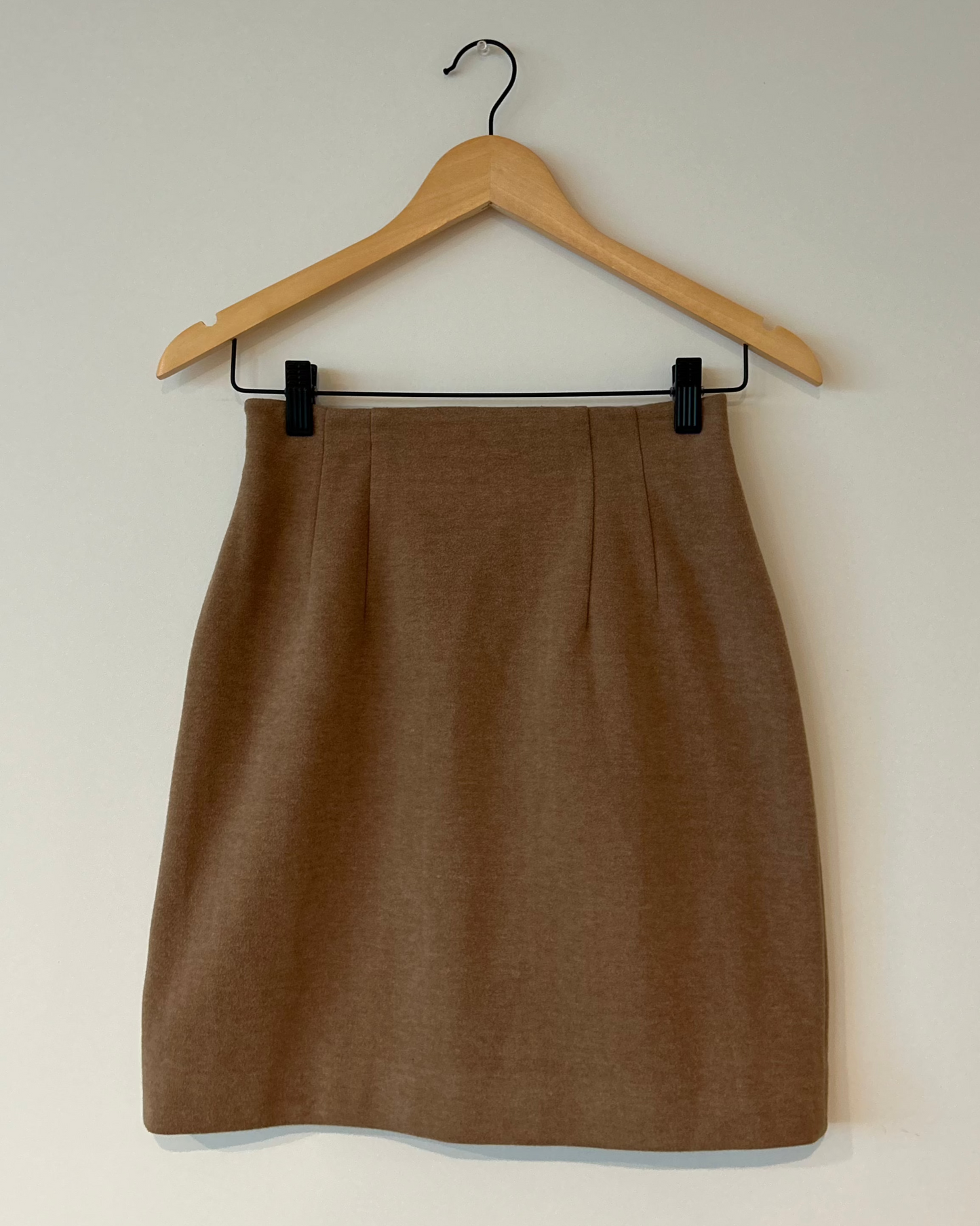 Lily's Wool Blazer & Skirt Set - Brown