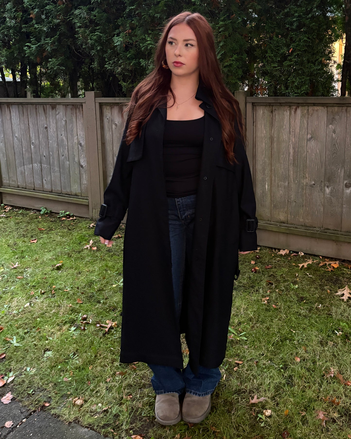 Babaton Trench Coat - black