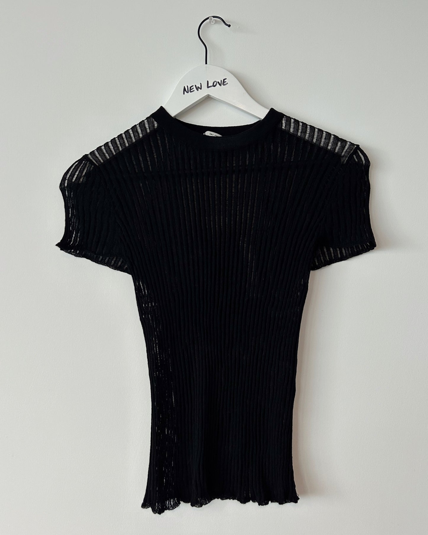 Sheer Top - Black