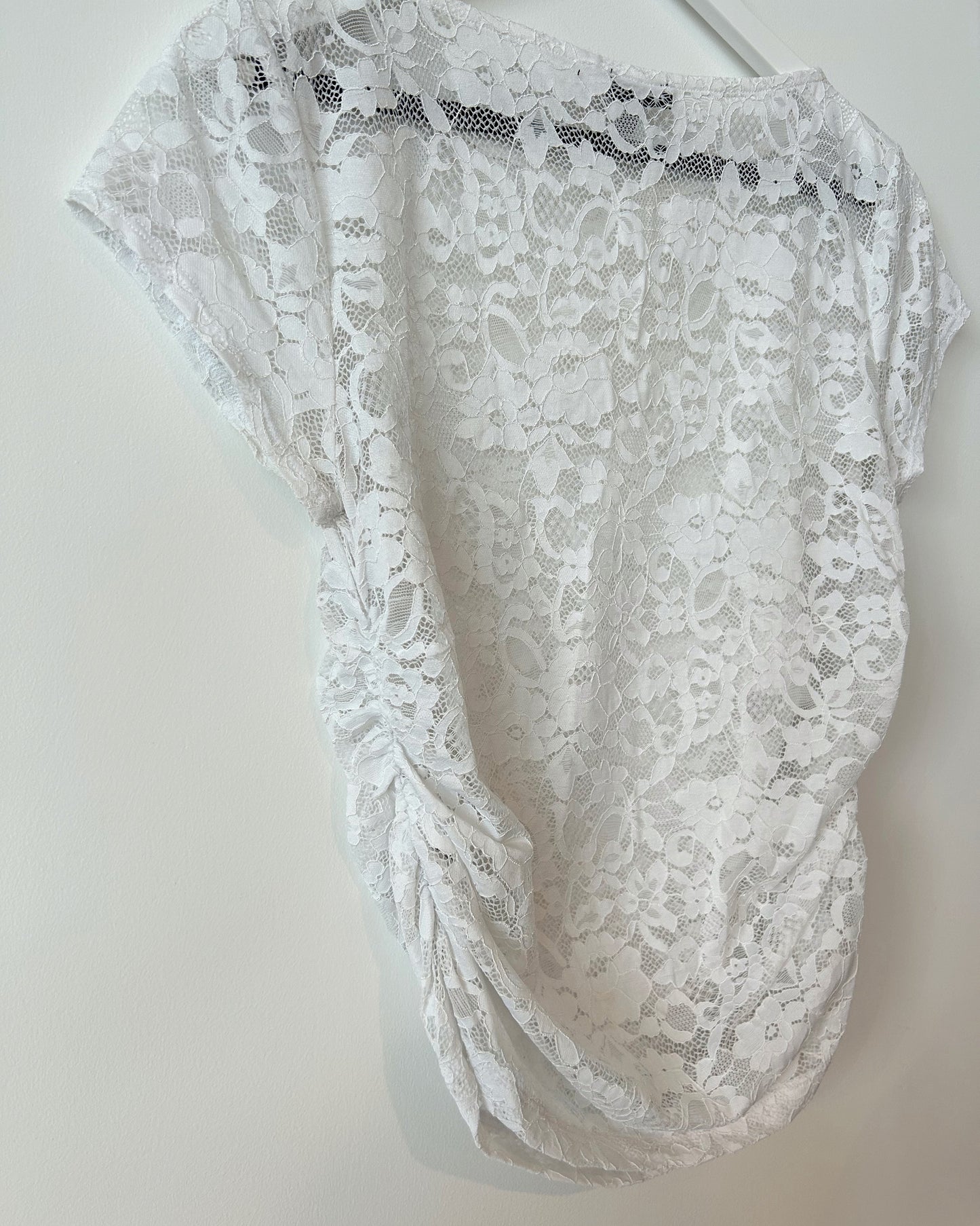 Dynamite Lace Top - White