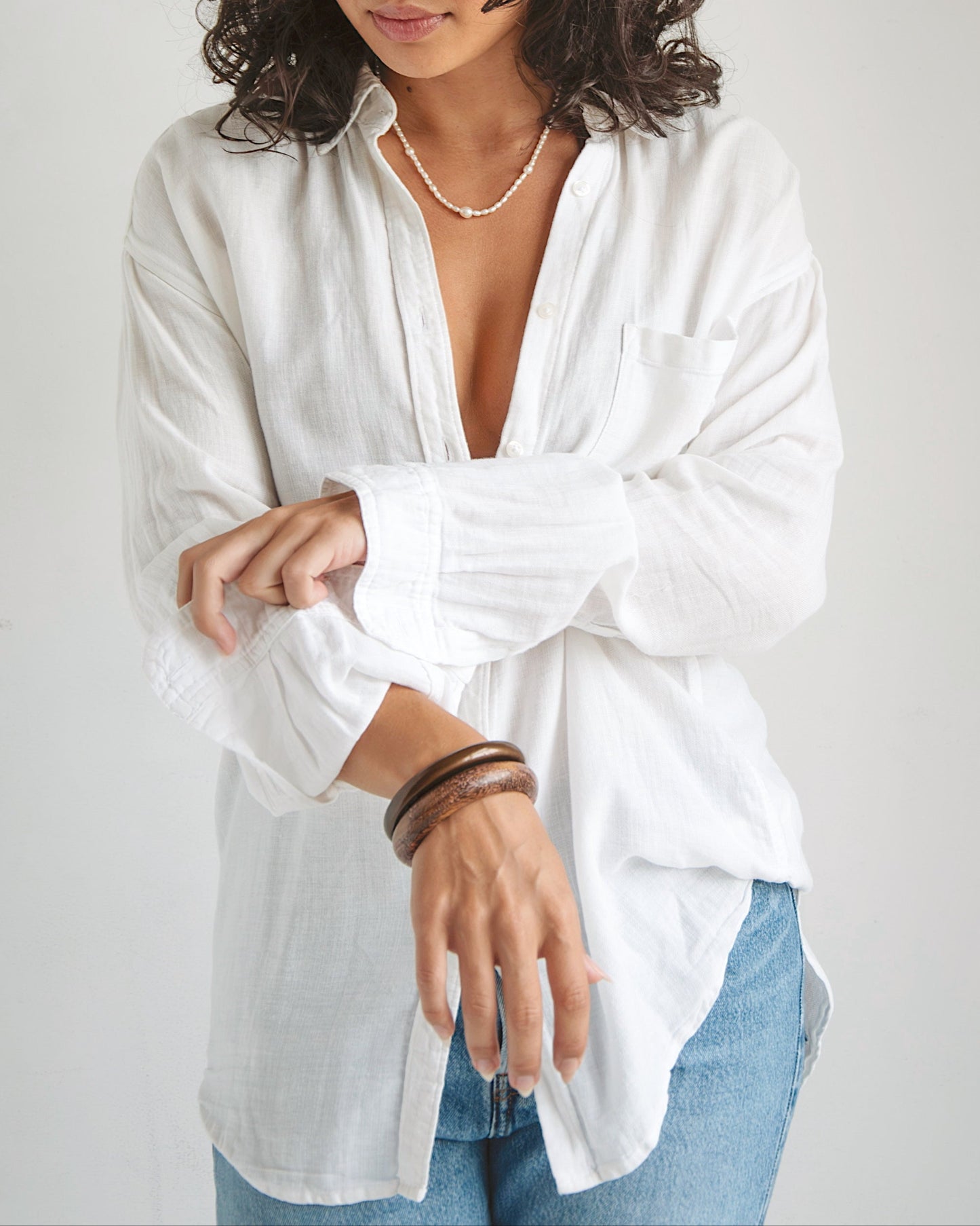 Community Clothing Button Down - White