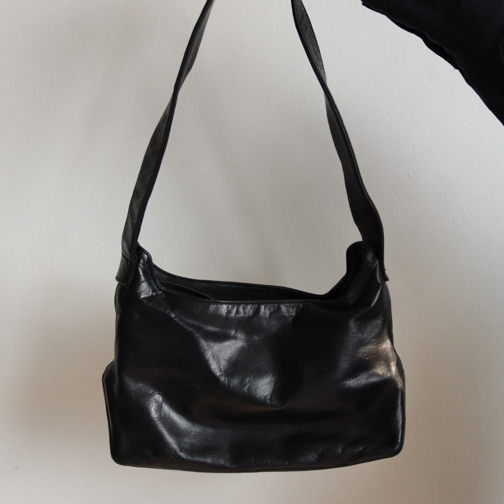 Black Leather Purse
