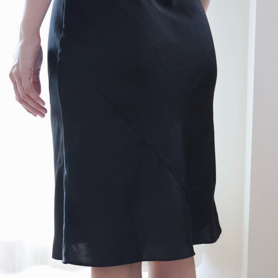 Aritzia Silk Black Dress