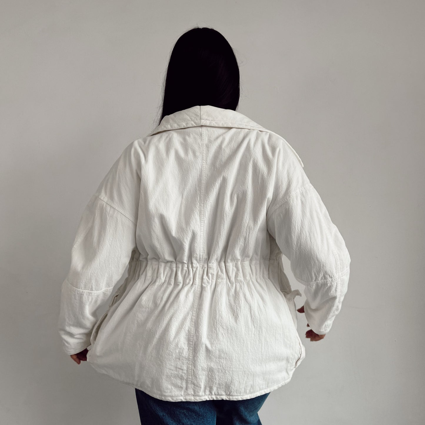 Aritzia White Puff Jacket