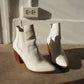 Chinese Laundry Croc Print Boots - White