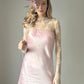 Strapless Mini Dress - Pink
