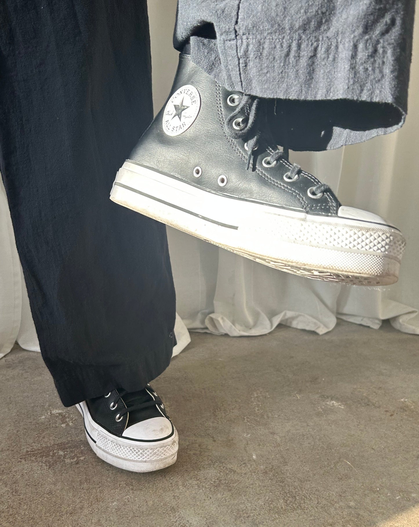 Platform Converse -Black/White