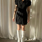 Nasty Gal Denim Dress - Black