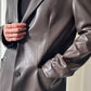 Oak + Fort Faux Leather Blazer - Bown