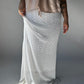 Knit Maxi Skirt - White