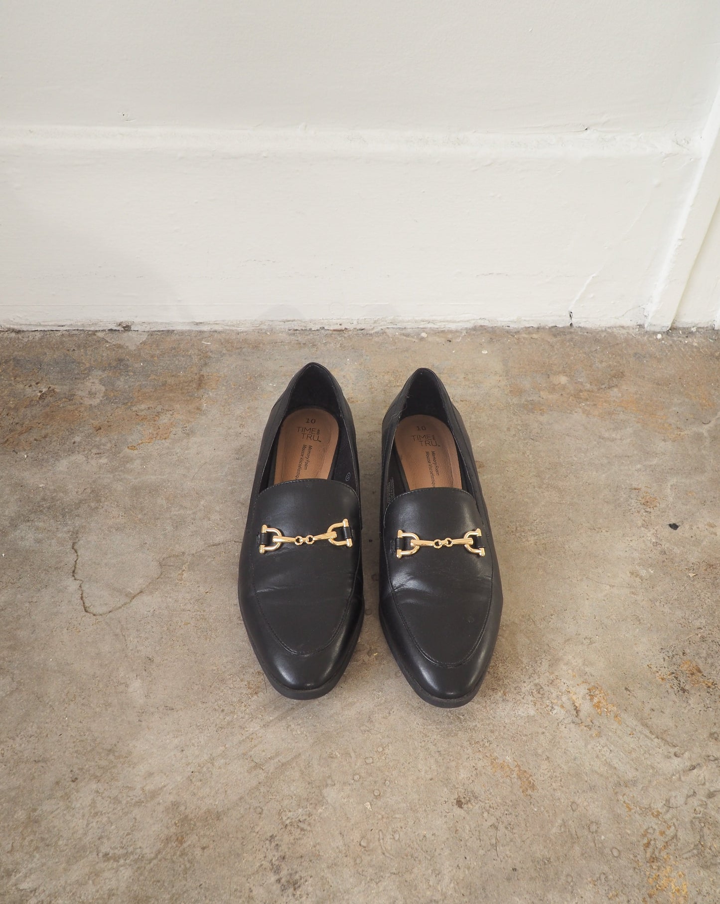 Loafers - Black/Gold