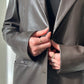Oak + Fort Faux Leather Blazer - Bown
