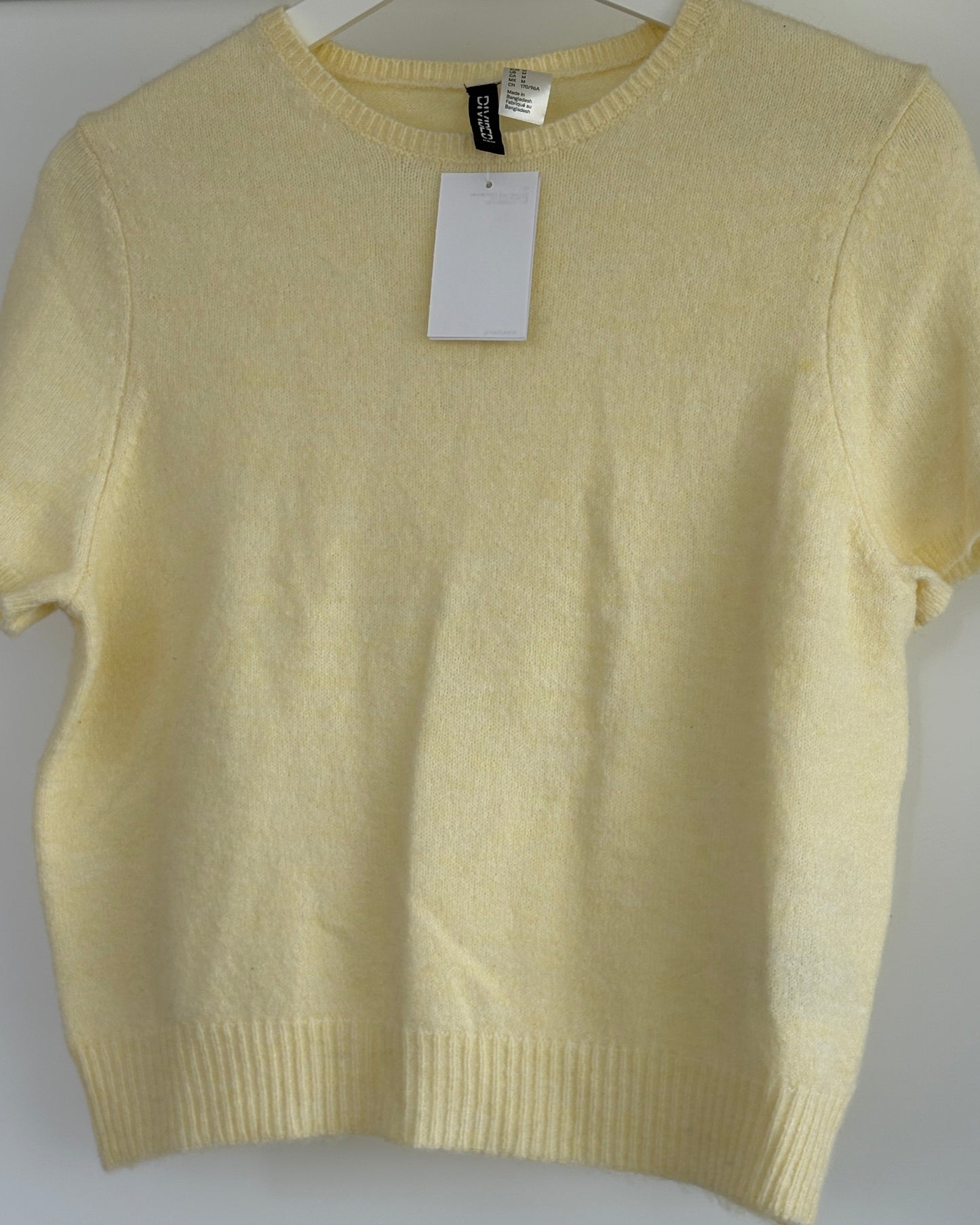 Cropped T-Shirt - Butter Yellow