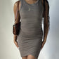Babaton Mini Dress - Brown