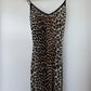 Ganni Leopard Dress - Black/Brown