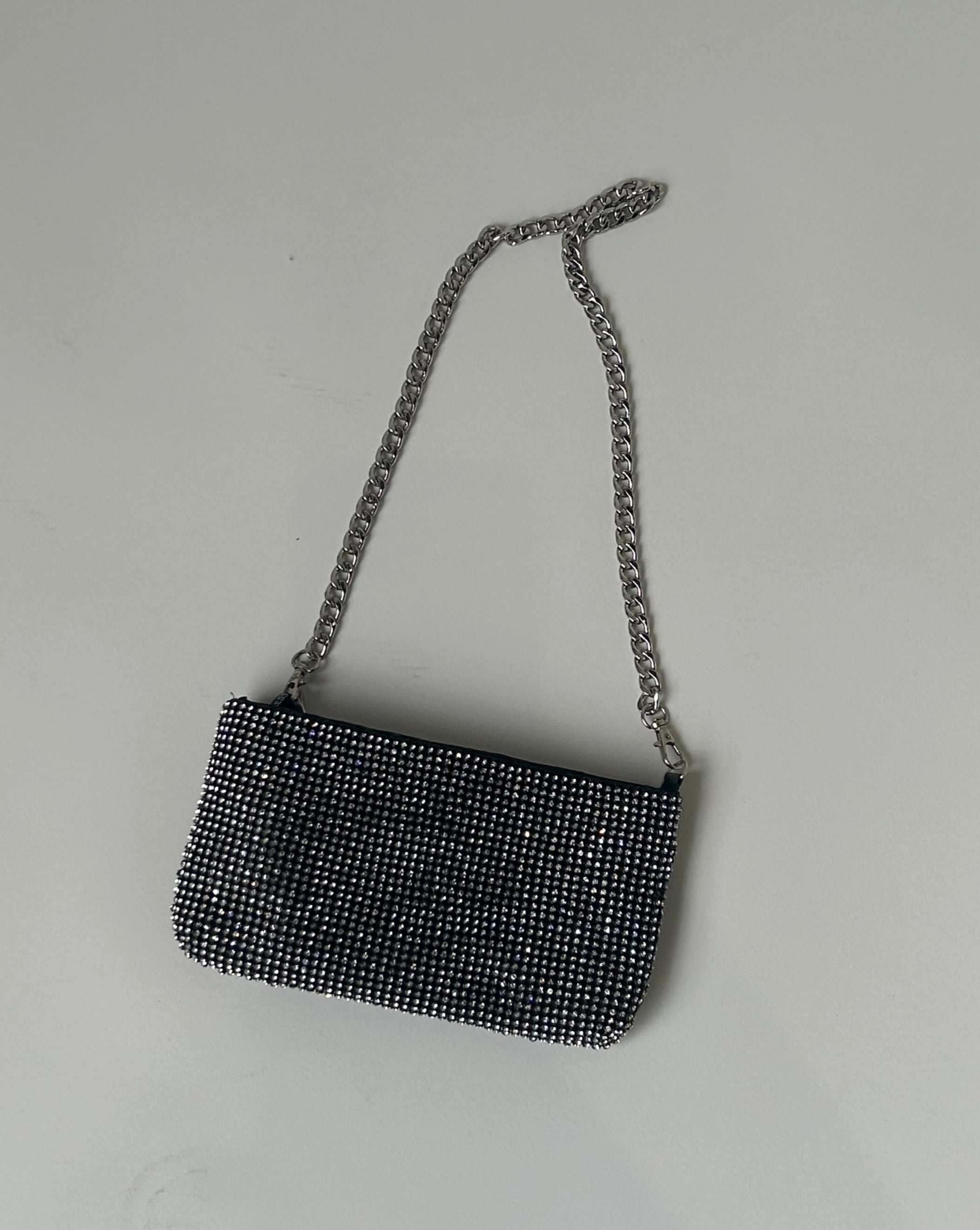 Black and gray purse sale