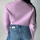 Point Sur Mock Neck Sweater - Purple