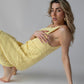 Zara Knit Maxi Dress - Yellow