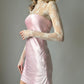 Strapless Mini Dress - Pink