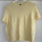 Cropped T-Shirt - Butter Yellow