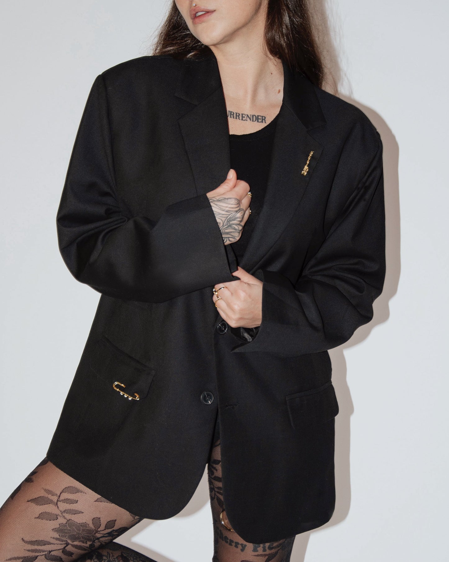 Pin Blazer - Black