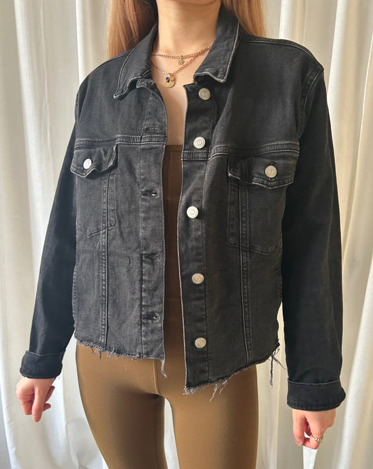Mavi Jeans Denim Jacket - Black