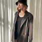 Oak + Fort Faux Leather Blazer - Bown
