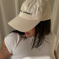 Eternal Optimist Ball Cap - Cream/Black