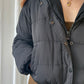 Urban Outfitters Cropped Puffer Jacket - Black