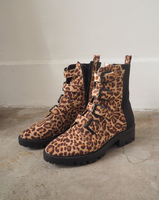 Leopard Print Boots